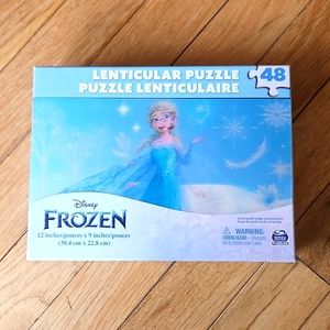 Lenticular Puzzle Disney FROZEN, 48 pieces